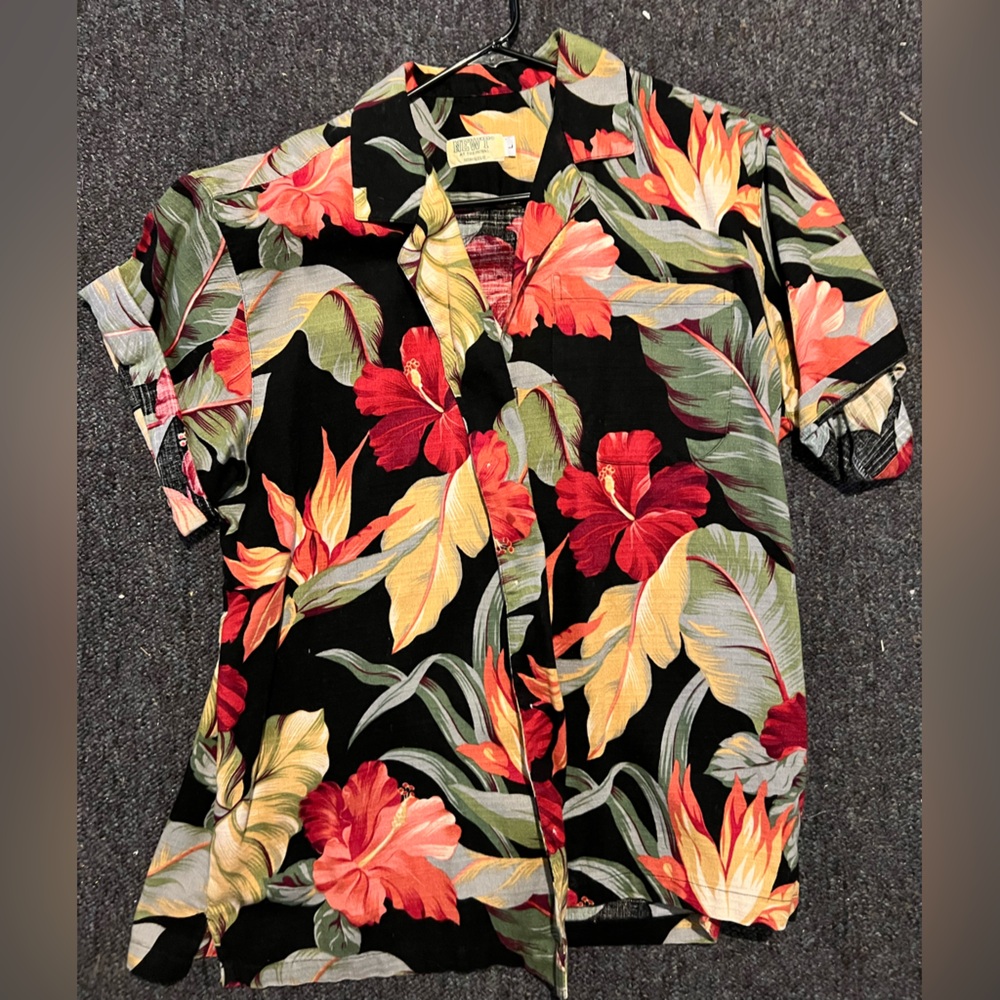 Tropical Floral Men's Casual Shirt